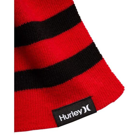Hurley Mens Winter Classic Beanie and Scarf Set Red - NWT - Picture 3 of 6